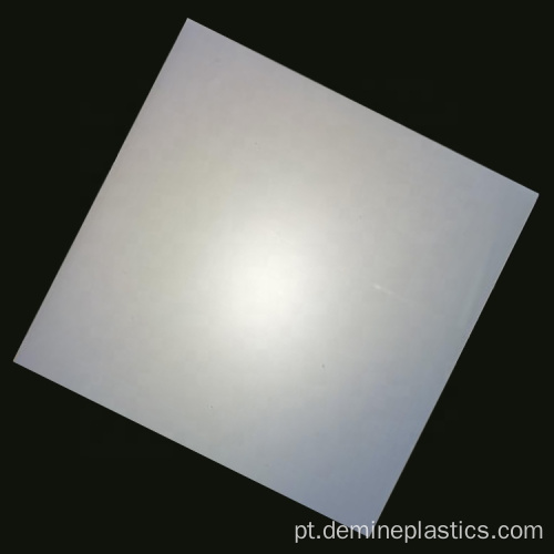 Placa sólida de policarboante com defletor de escritório fosco translúcido